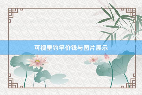 可视垂钓竿价钱与图片展示